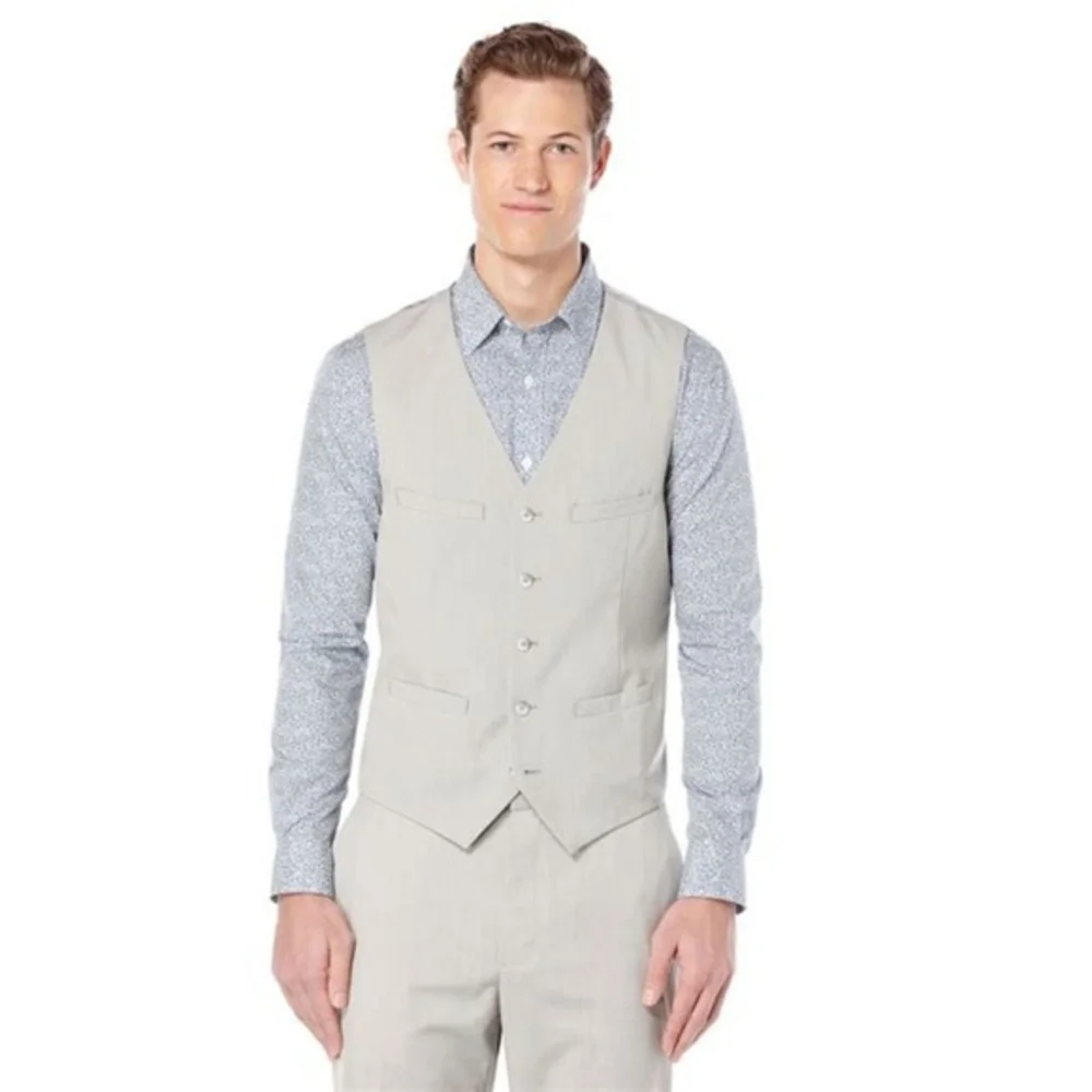 NWT Size XL Perry Ellis Regular Fit Suit Vest